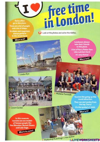 Free time in London