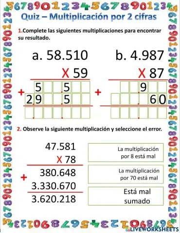 Quiz multiplicaciones