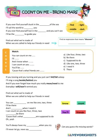 Count on me (future will)