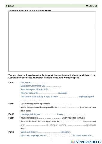 Video Effects of Music