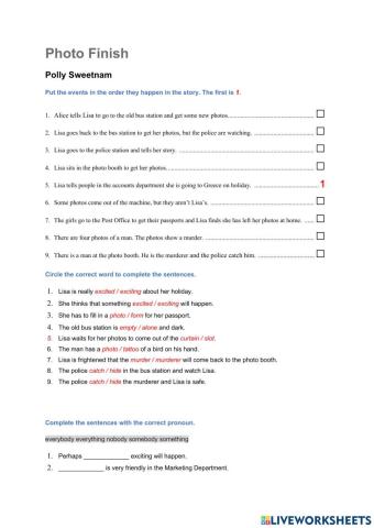 Photo Finish - Polly Sweetnam