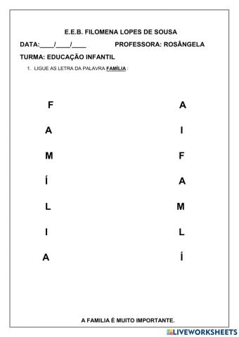 Leituras das letras