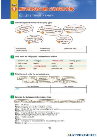 Teenwise workbook theme10 partA