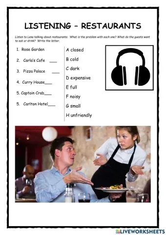 Restaurants Listening KET