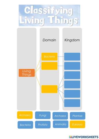 Classification of Living Things - Domains and Kingdoms