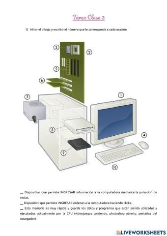 Partes de la computadora