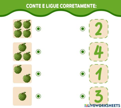Ligue corretamente - Alimentação Saudável