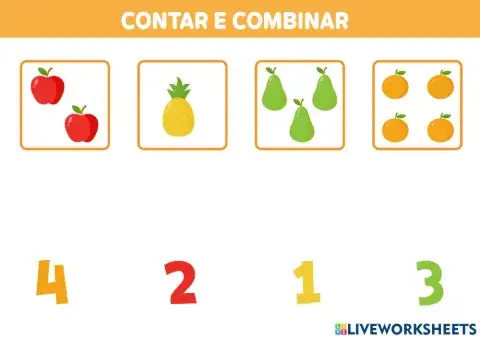 Ligue corretamente 3  - Alimentação Saudável