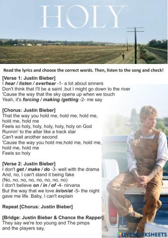 -Holy- by Justin Bieber
