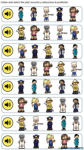 Jobs listening preschool