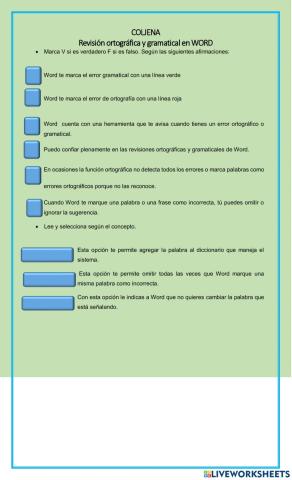 Corrección ortográfica y gramatical en Word