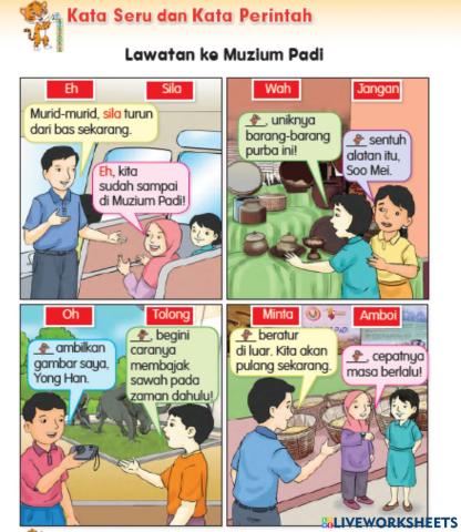 Kata seru dan kata perintah
