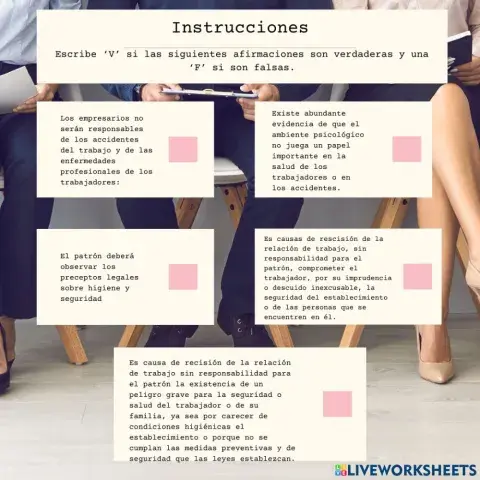 Repaso Seguridad e higiene