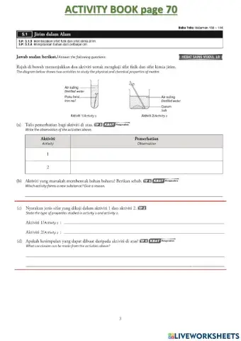 Science form 1 chapter 5