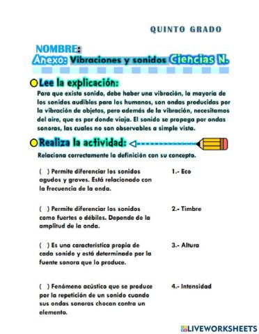 Vibraciones, ondas y propagación del sonido