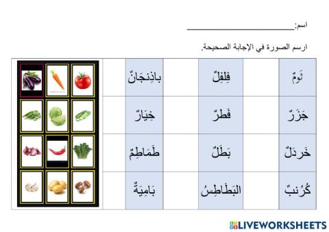 Pdpr الخضار tahun 3