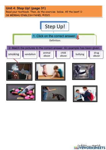 Year 6 Unit 4: Step Up!