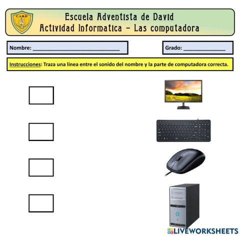 Partes y cuidados de la computadora