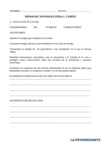 Repaso 4.2 naturales