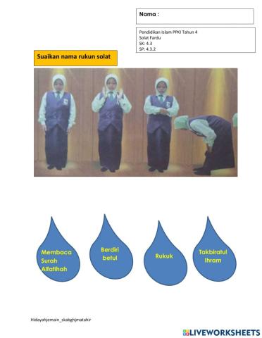 Perlakuan Rukun Solat Thn 4 PPKI