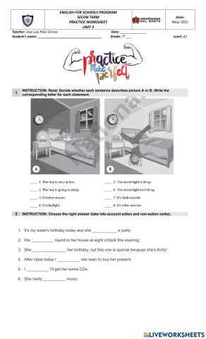 Practice Worksheet