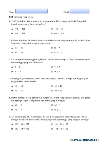 Penyelesaian masalah matematik