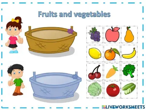 Fruits and vegetables