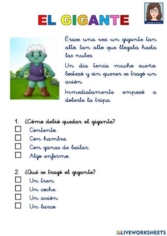 C.LECT. 1º El gigante