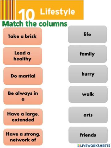Unit 10, Activity 1, Vocabulary