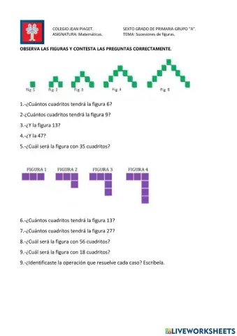 Sucesión de figuras