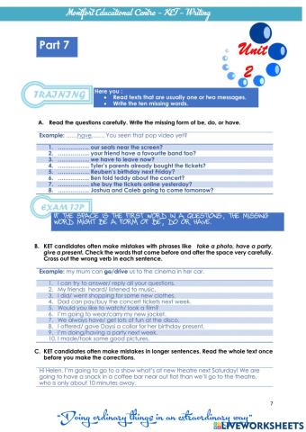Ket part 7 unit 2 (Page 7 - 10)