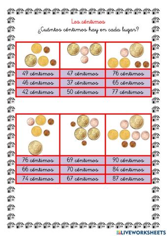 Matemáticas-céntimos