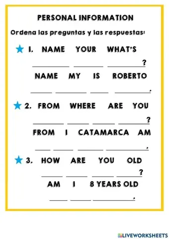 Personal Information