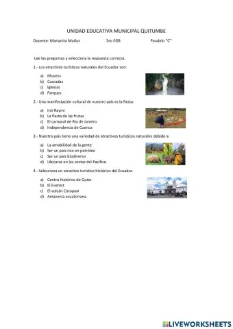 Atractivos turísticos