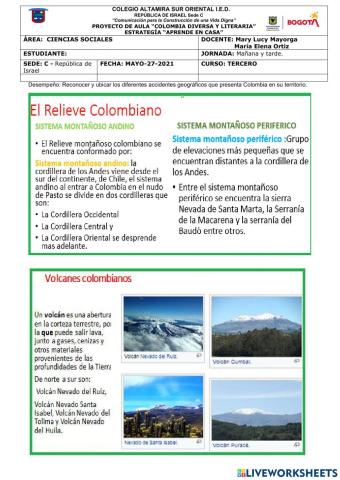 Taller Relieve Colombiano