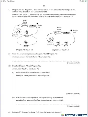 Rintangan dalam litar siri dan selari