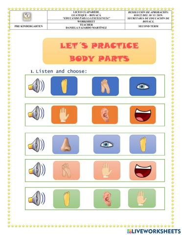 Body parts