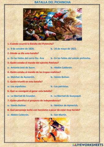 Batalla del Pichincha