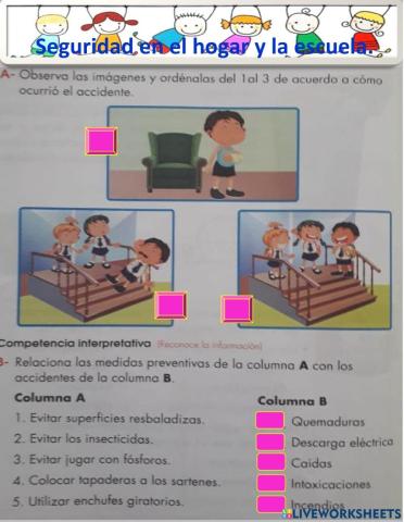 Seguridad en la escuela y el hogar