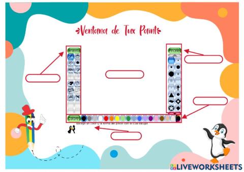 Ventana de tux paint