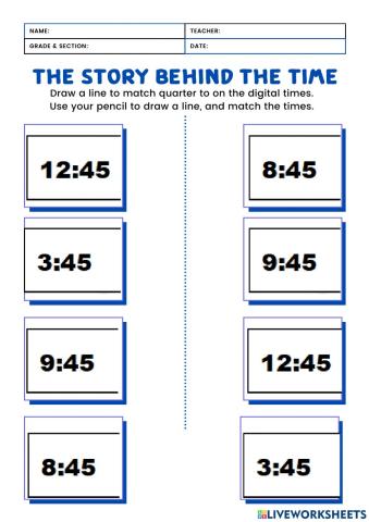 Quarter to matching activity