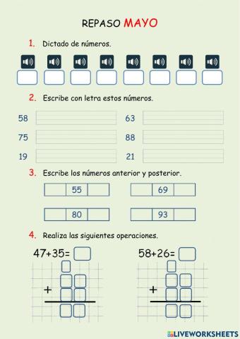 Repaso de matemáticas