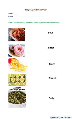 Adjectives and our senses