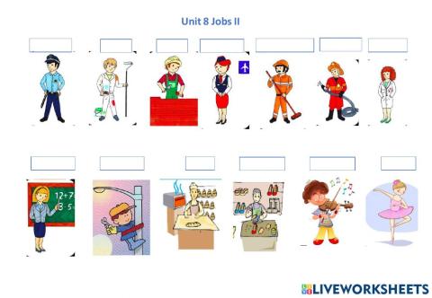 Unit 8 Write the jobs II