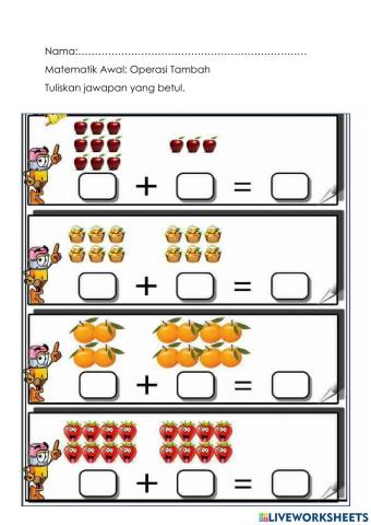 Matematik Awal Prasekolah PdPR