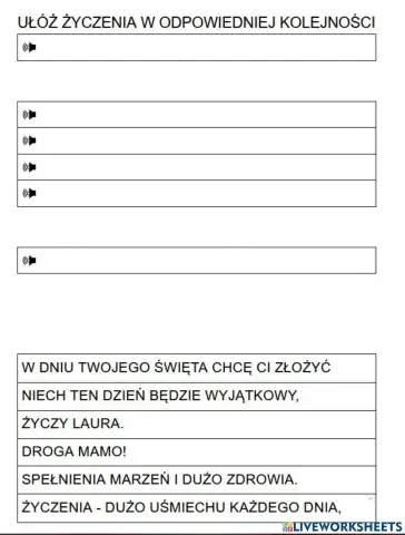 Życzenia dzień mamy