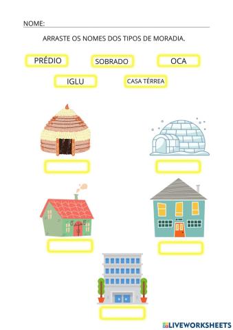 Tipos de moradia