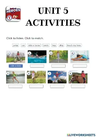 Heroes 1 Unit 5 I