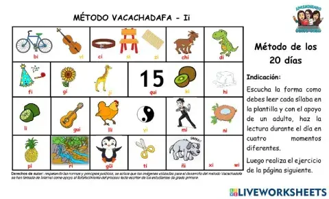 Método Vacachadafa Plantilla de la i Ejercicio 2