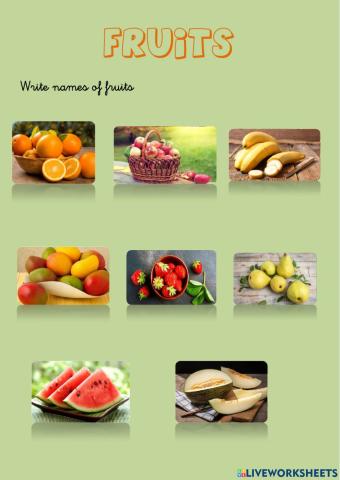 Fruits